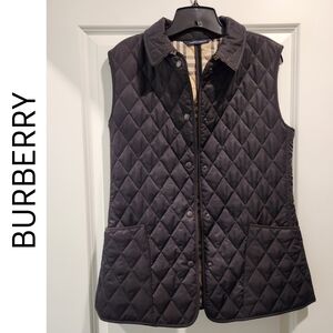 Burberry Black Quilted Women's Vest